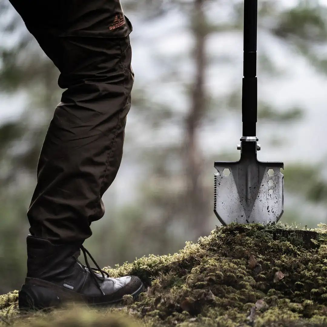 Folding Shovel Hoe Multifunctional 76cm Camping Gear Defense product detail 6