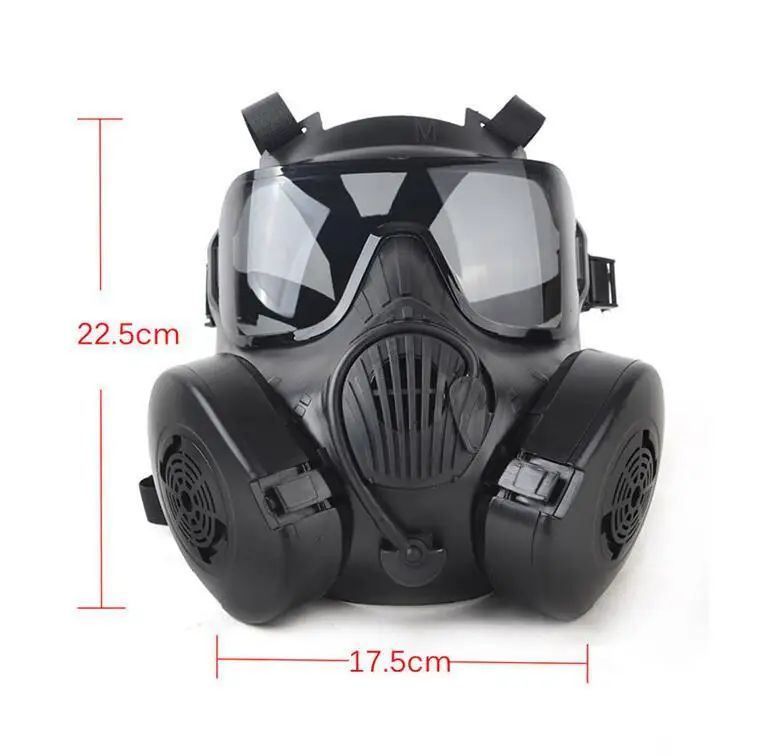 Full Face Dummy Tactical Gas Mask Rubber Tactical product detail 3