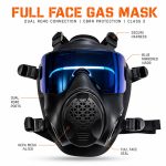 Full Face Silicone Gas Mask Dual RD40 Connection main