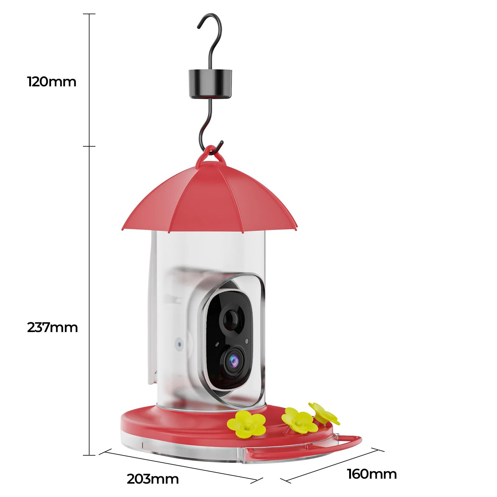 Garden Hummingbird Water Feeder with High Resolution Camera product detail 5