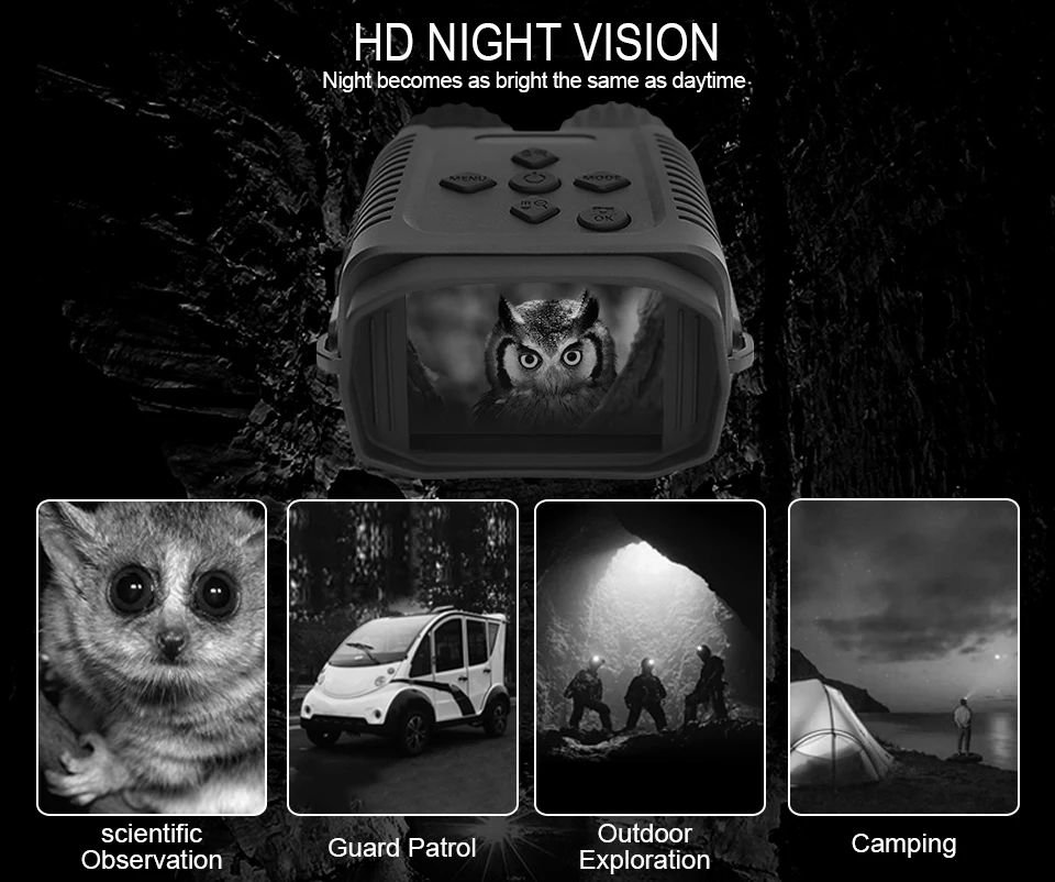 GVD Digital 4X HD Night Vision Binoculars with product detail 3