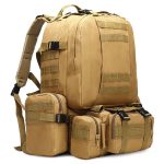 Gym Hiking Tactical Backpack 55L Molle Waterproof Polyester gallery 11