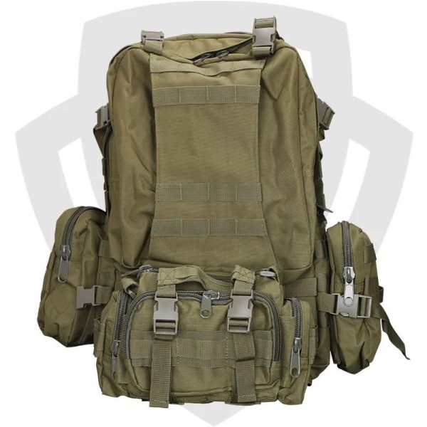 Gym Hiking Tactical Backpack 55L Molle Waterproof Polyester main
