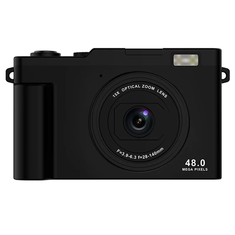 h03-2-4-inch-hd-digital-camera-15x-zoom-dual-lens-video-recorder-retro-ccd-with-wifi-transfer-black-for-travel-and-everyday-photography-main HD Digital Camera main product image