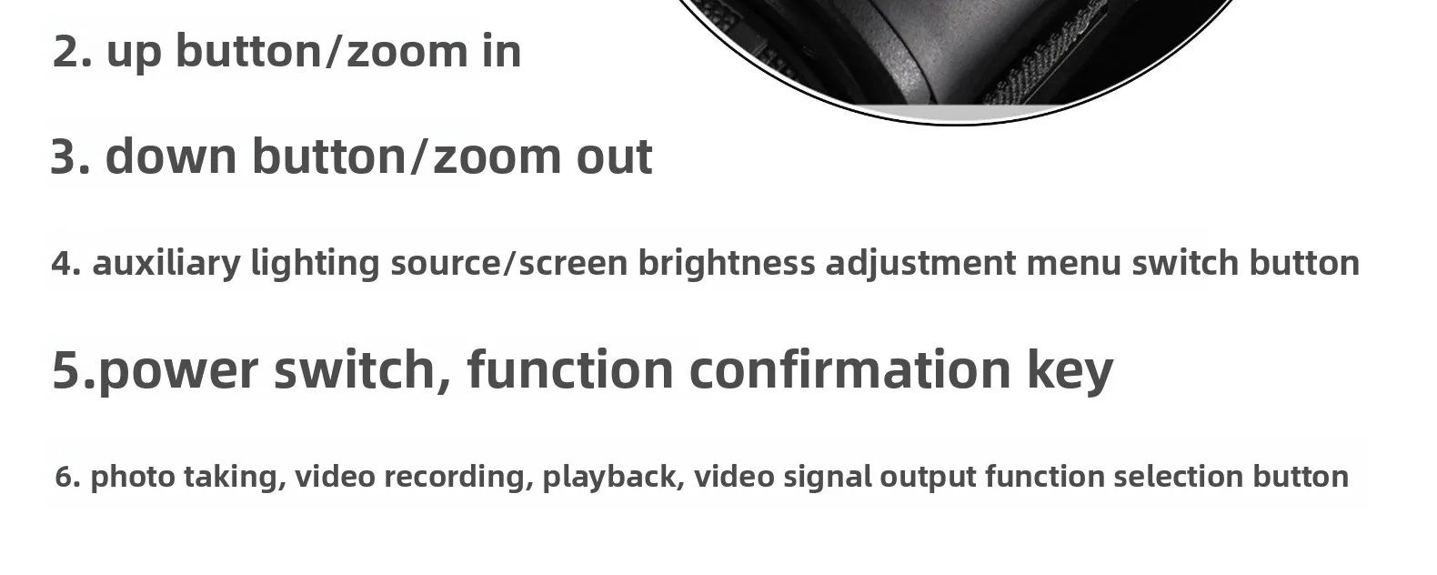 Handheld Digital Night Vision Waterproof 5x Magnification product detail 10