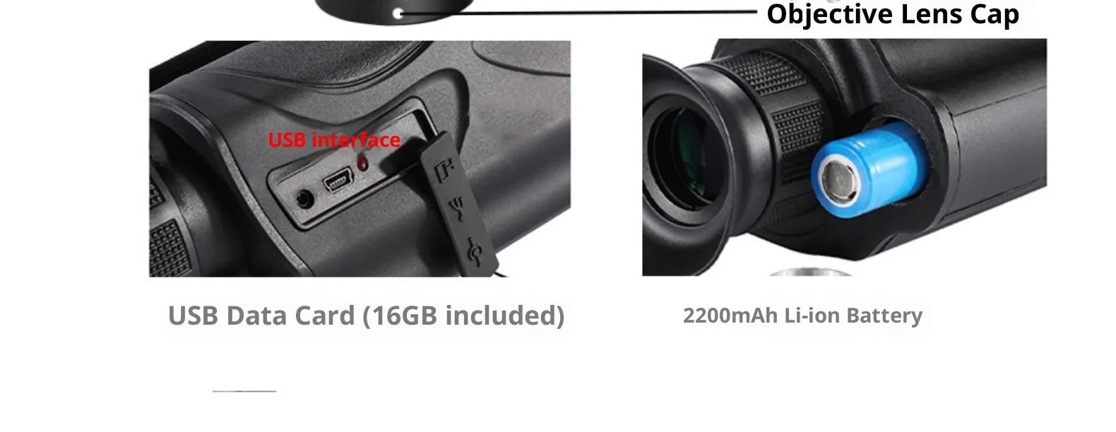 Handheld Digital Night Vision Waterproof 5x Magnification product detail 20