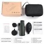 Handheld ED Lens 12X50 Waterproof BAK4 Monocular Telescope gallery 04