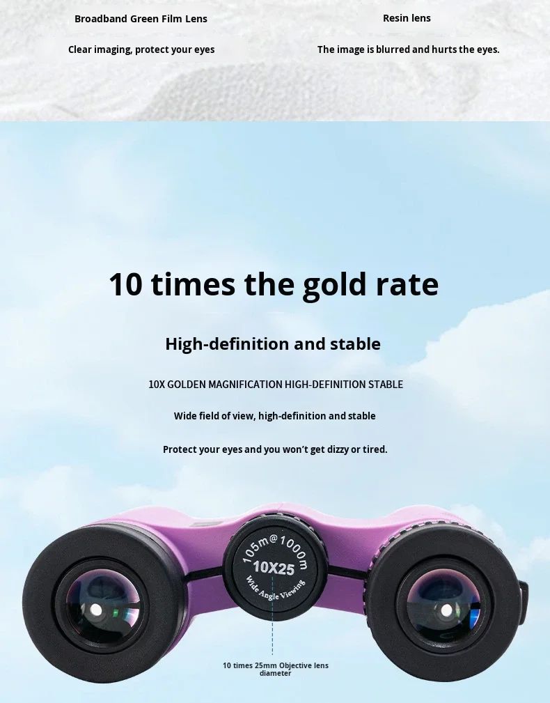 Handheld Outdoor Travel Telescope Kid's High-Power product detail 5