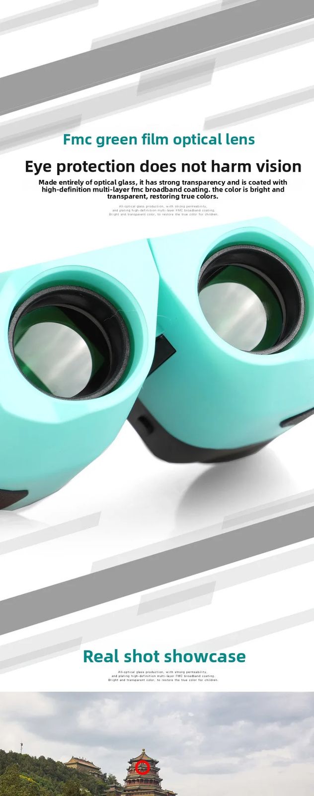 HD 10x22 Handle Telescope for Kids Potable Lightweight product detail 3