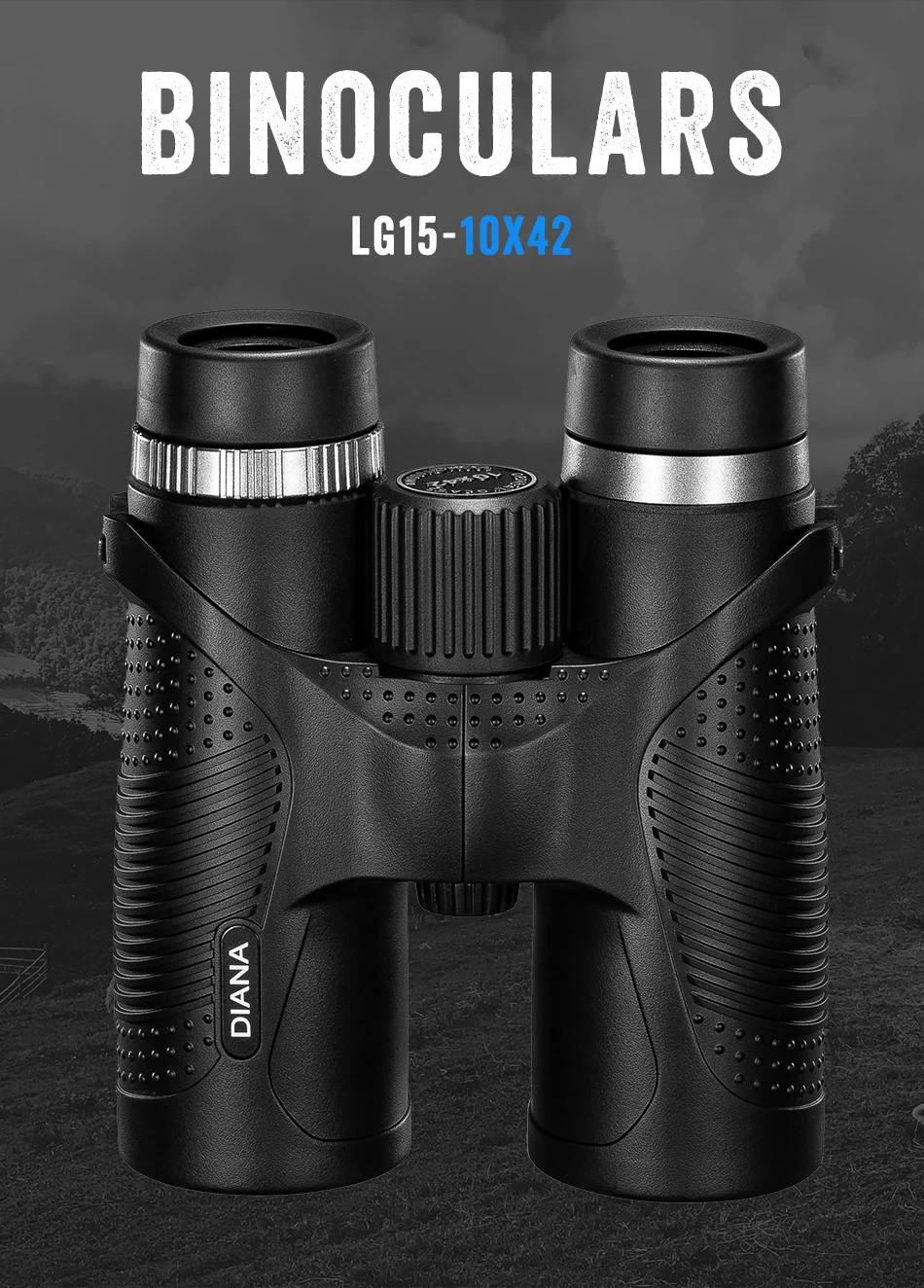 HD 10x42 Powerful Binoculars Waterproof Professional product detail 1