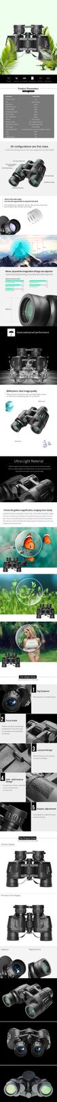 HD 8x40 Optical Binocular Telescope Waterproof and product detail 1