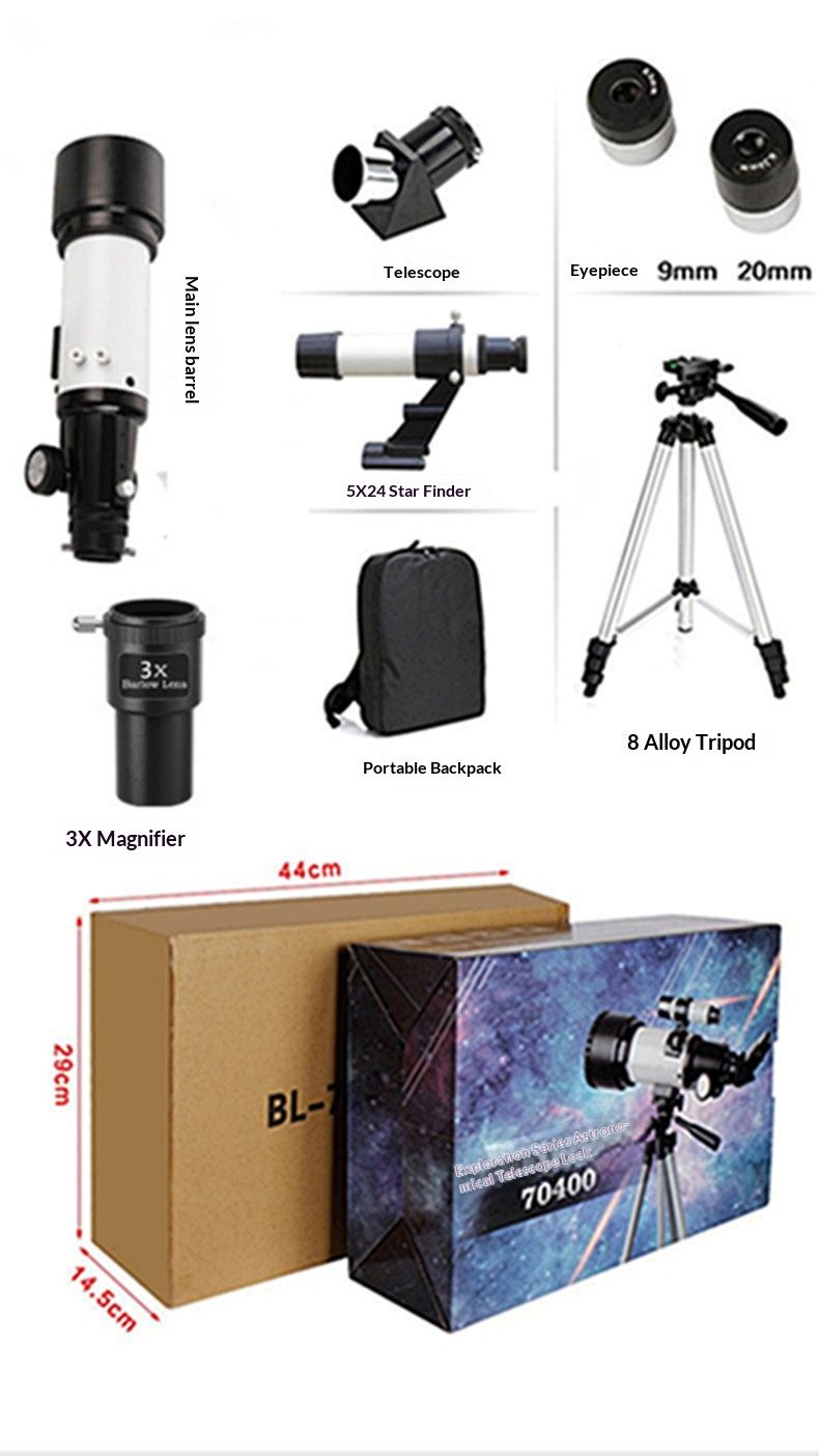 HD High Power Binocular Telescope Waterproof BAK4 Prism product detail 8