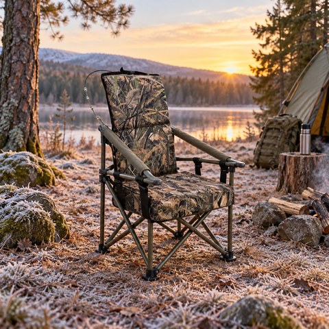 Heated Hunting Gear equipment in a relevant outdoor setting