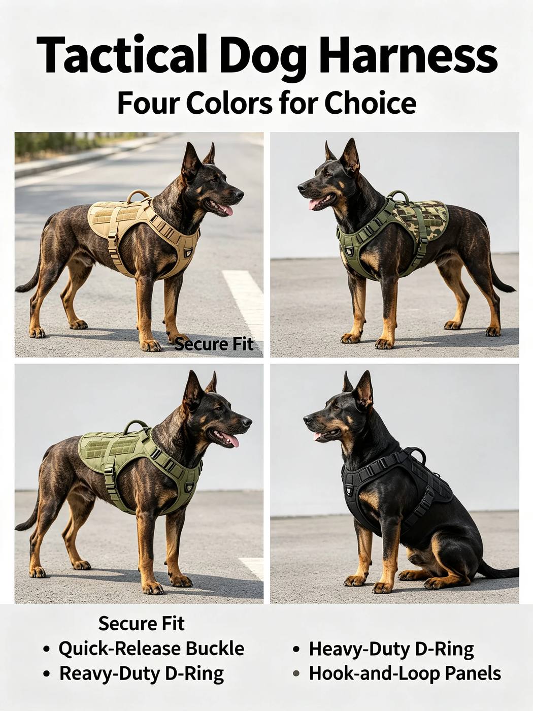 Heavy Duty MOLLE Buckle Adjustable Padded Safety Vest product detail 3