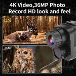 Helmet-Mounted 4K HD Digital Infrared Night Vision Monocular gallery 05