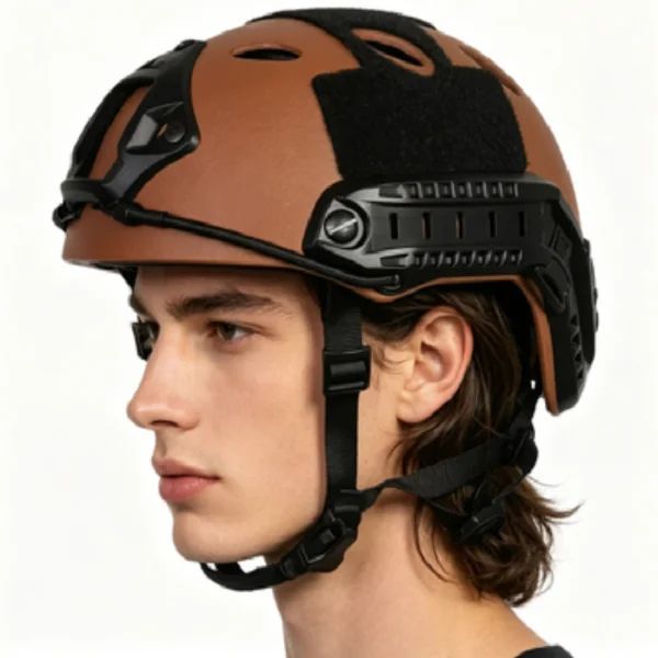 High Cut ABS T Type Tactical Helmet with product detail 4