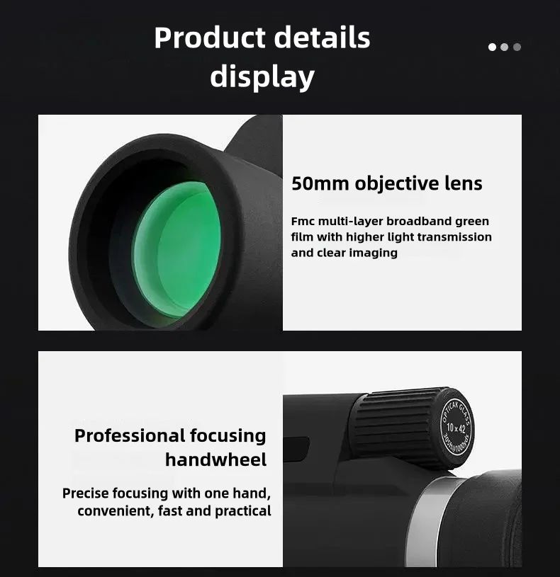 High-Power 8x32 Telescope and Binoculars with Night Vision product detail 7