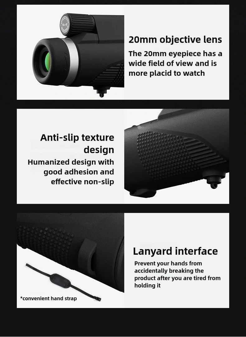 High-Power 8x32 Telescope and Binoculars with Night Vision product detail 8