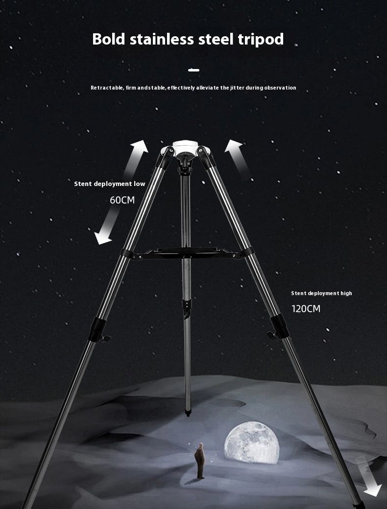 High-Power High-Definition 130650 Metal Monocular Telescope product detail 16