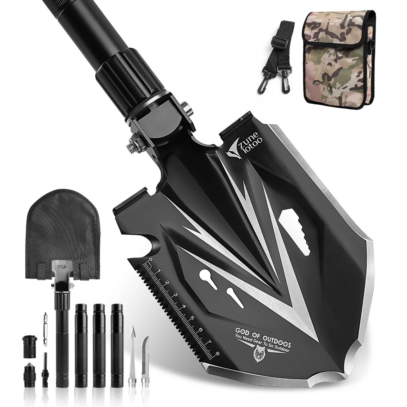 High Quality Outdoor Survival Shovel Multitool Compact product detail 1
