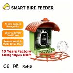 High Quality Safe Smart Solar Bird Feeder with main