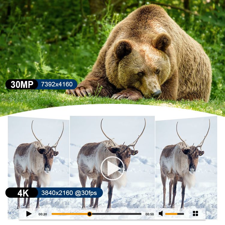 High Quality Support APP 4K WIFI Solar Powered MinMax Outdoors product detail image 9