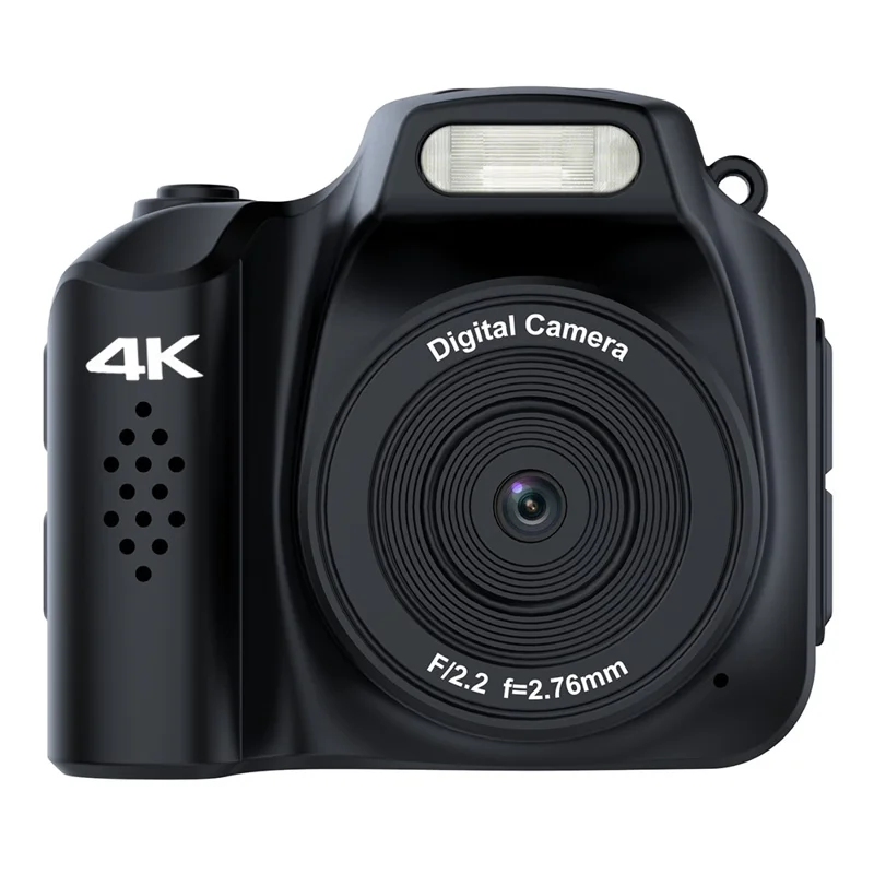 hjd-02-kids-students-mini-digital-camera-portable-travel-4k-64mp-pocket-camcorder-black-for-travel-family-moments-and-everyday-photography-main Digital Camera main product image