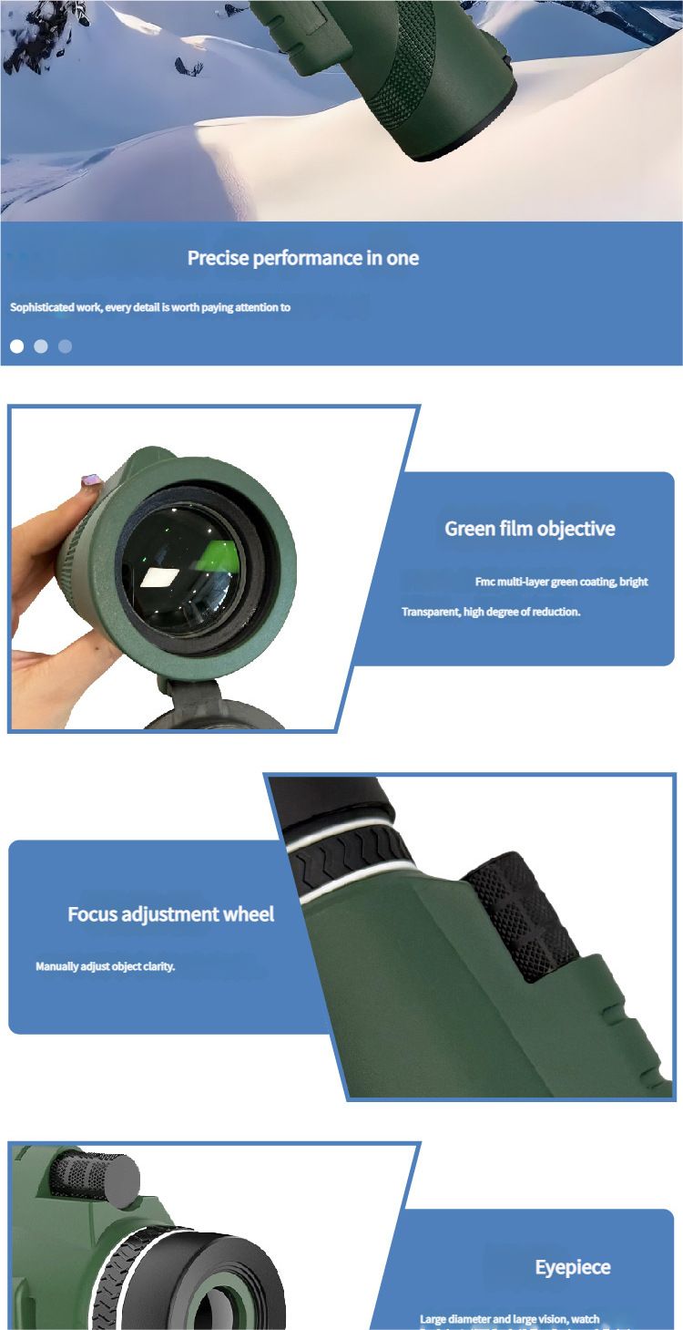 Hot Sale Monocular Telescope Long Range HD Spotting product detail 2