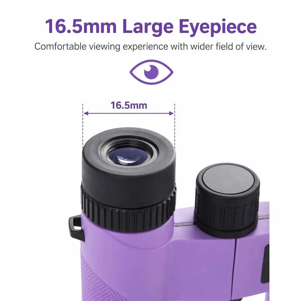 Hot Selling Kids 10X25 HD Binoculars Colorful Compact product detail 5
