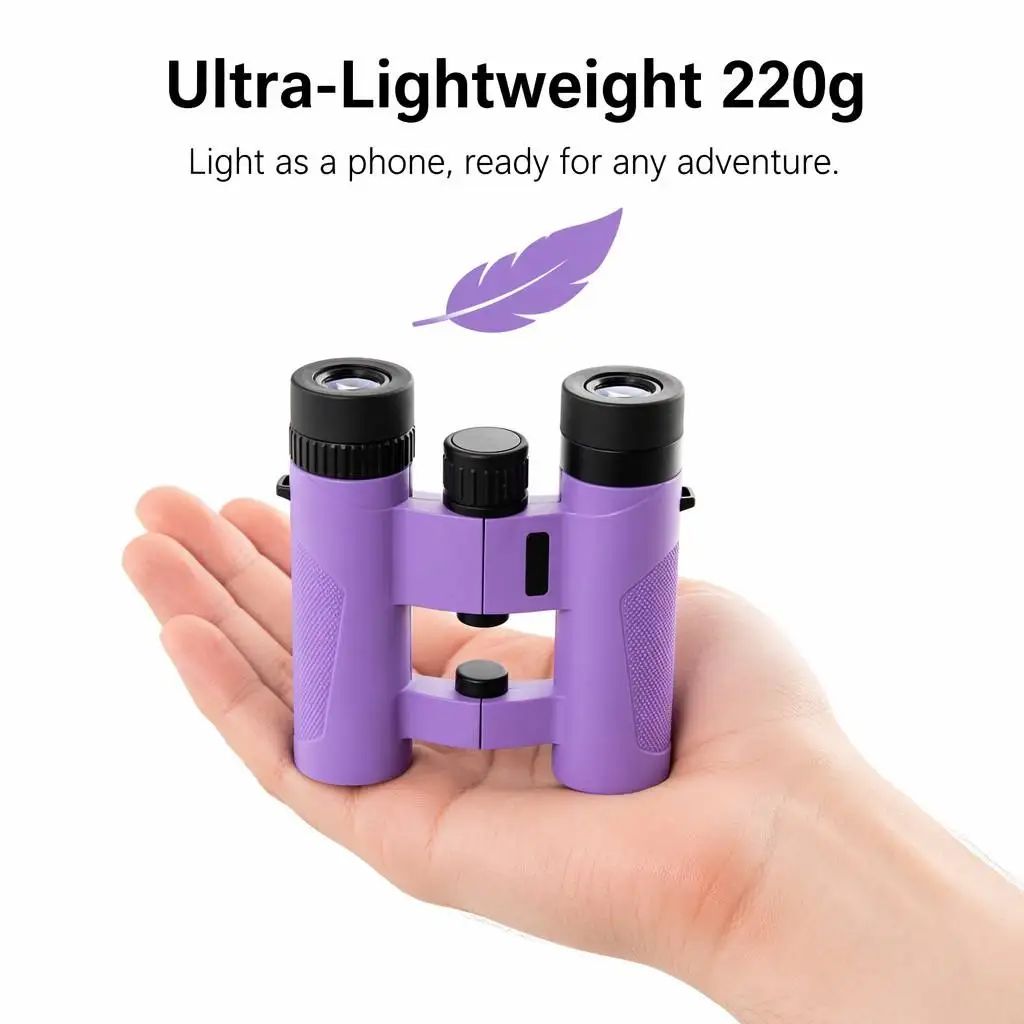 Hot Selling Kids 10X25 HD Binoculars Colorful Compact product detail 6