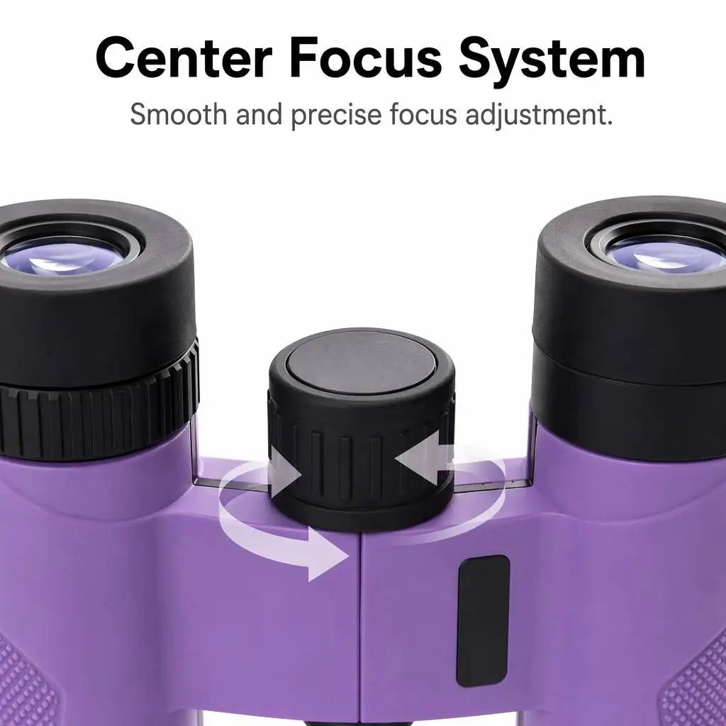 Hot Selling Kids 10X25 HD Binoculars Colorful Compact product detail 7