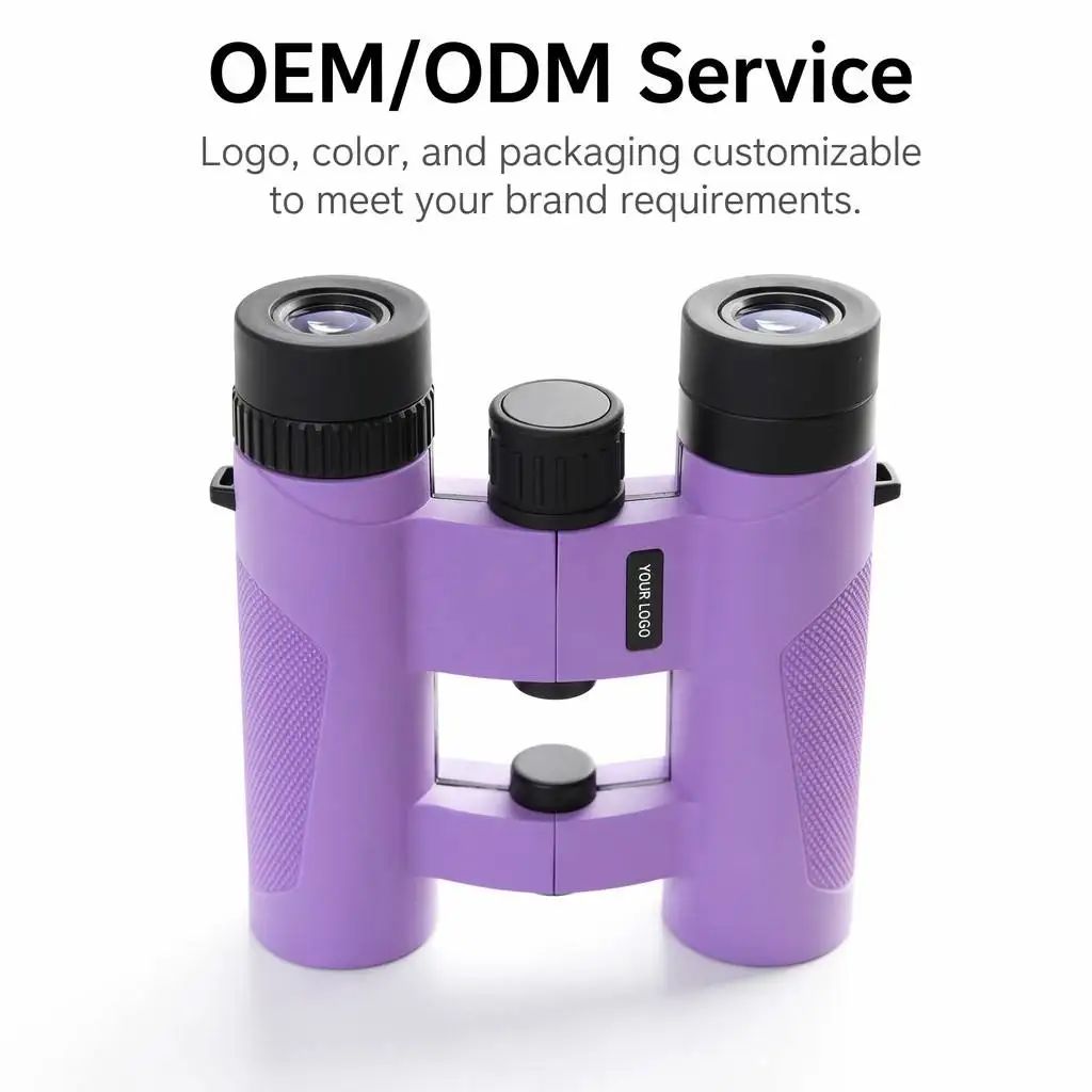 Hot Selling Kids 10X25 HD Binoculars Colorful Compact product detail 10