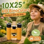 Hot Selling Kids 10X25 HD Binoculars Colorful Compact main