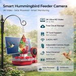 Hummingbird Feeder AI Recognition 10000 Species 4MP Full gallery 04