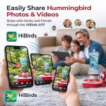 Hummingbird Feeder AI Recognition 10000 Species 4MP Full gallery 07