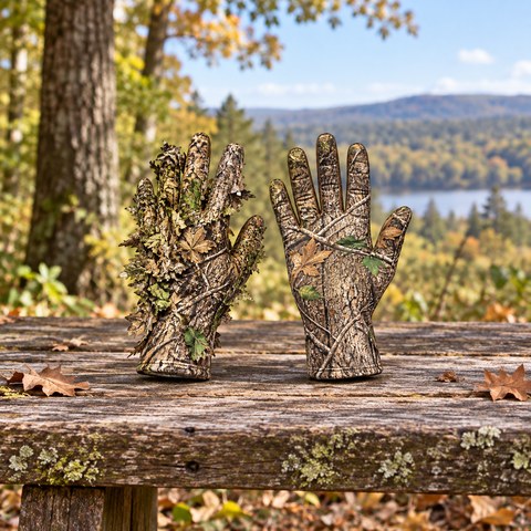 Hunting Camo Gear equipment in a relevant outdoor setting