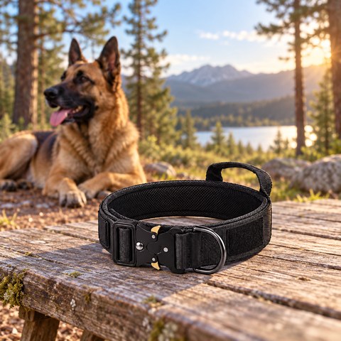 Hunting Dog Collar equipment in a relevant outdoor setting