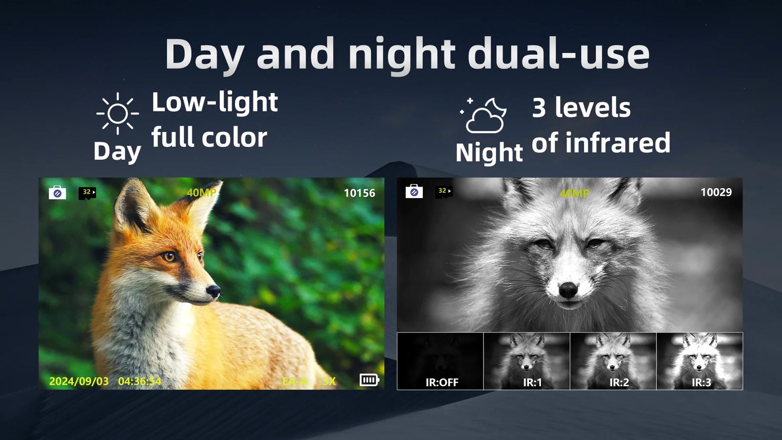 Hunting Night Vision Binoculars 4K UHD Video Recording product detail 3