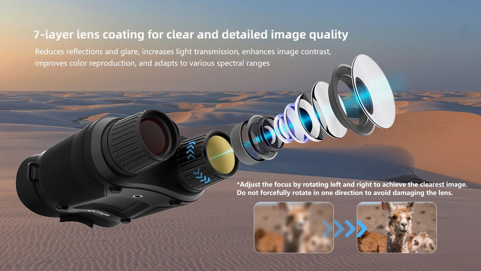 Hunting Night Vision Binoculars 4K UHD Video Recording product detail 5