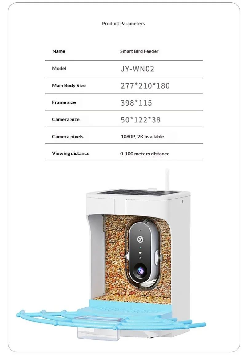 Intelligent Portable Automatic Bird Feeder with Camera product detail 6