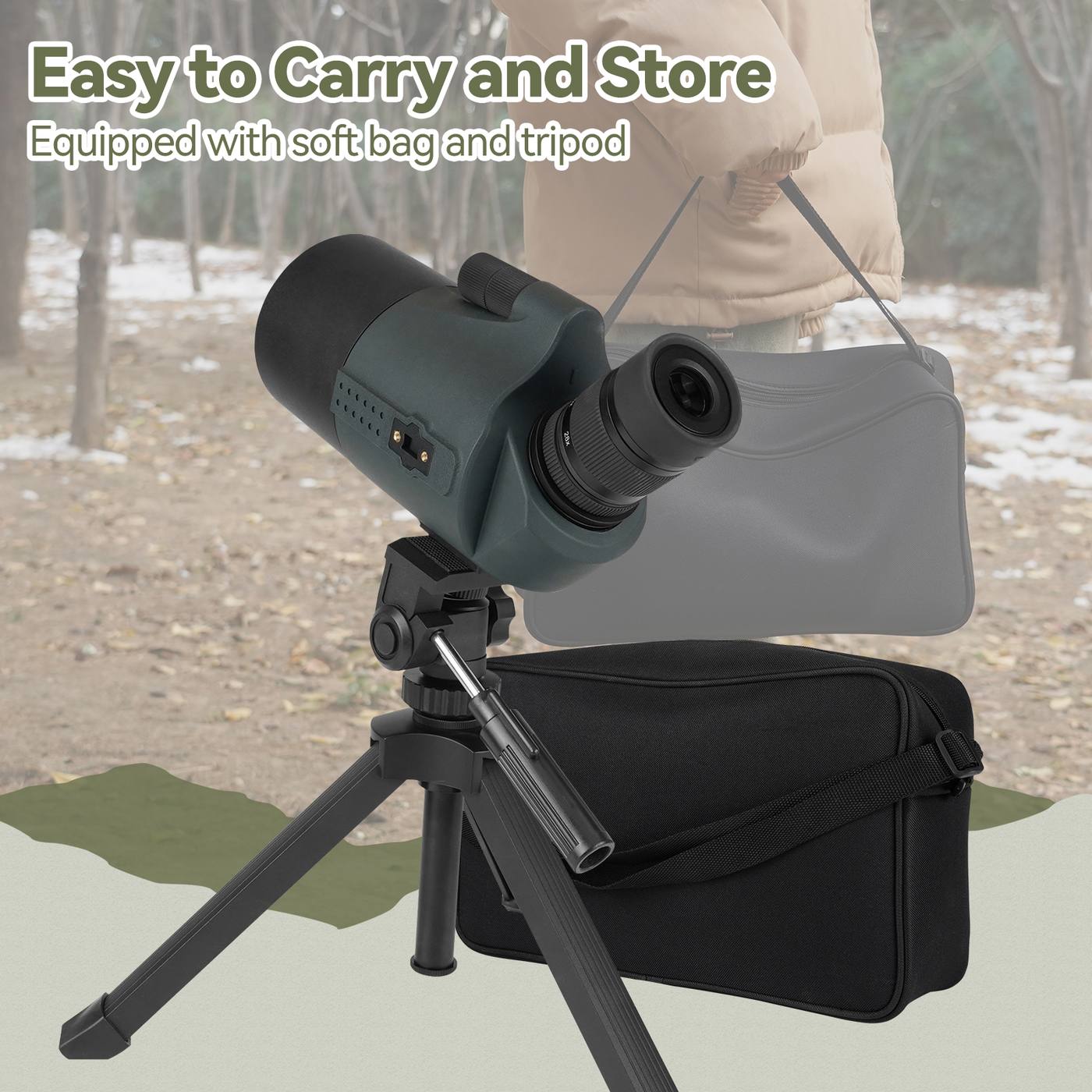 IPX7 Waterproof Dual Speed Focus 28-84x80 Magnification Mak product detail 8