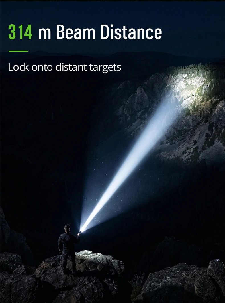 KC35 High Power Tactical Torch Light Rechargeable 5000lm product detail 4