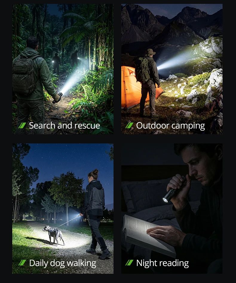 KC35 High Power Tactical Torch Light Rechargeable 5000lm product detail 7