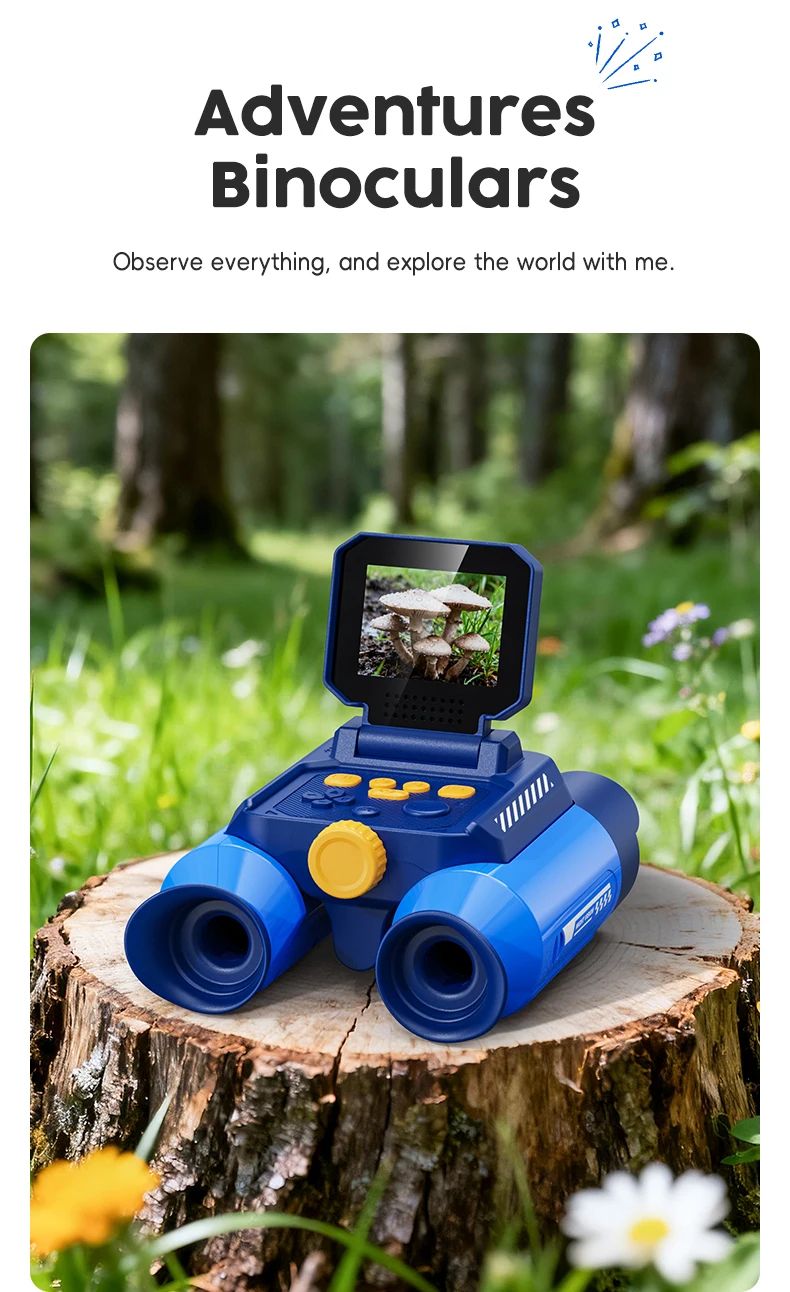 Kids Binoculars 10X 2.4 Inch IPS Screen Kids product detail 1