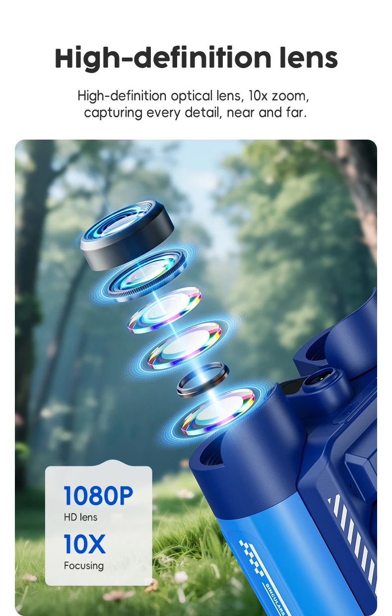 Kids Binoculars 10X 2.4 Inch IPS Screen Kids product detail 5