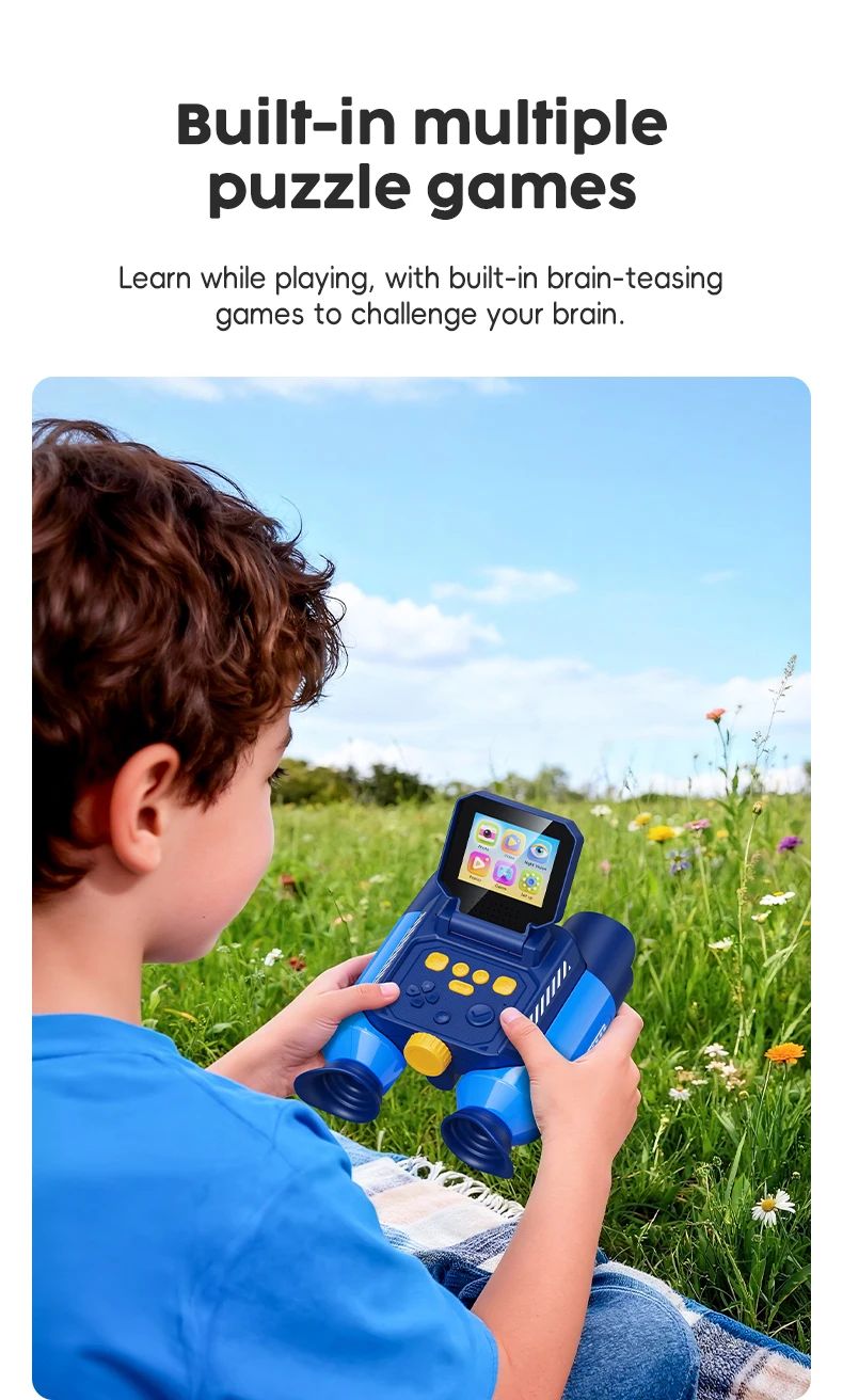 Kids Binoculars 10X 2.4 Inch IPS Screen Kids product detail 7