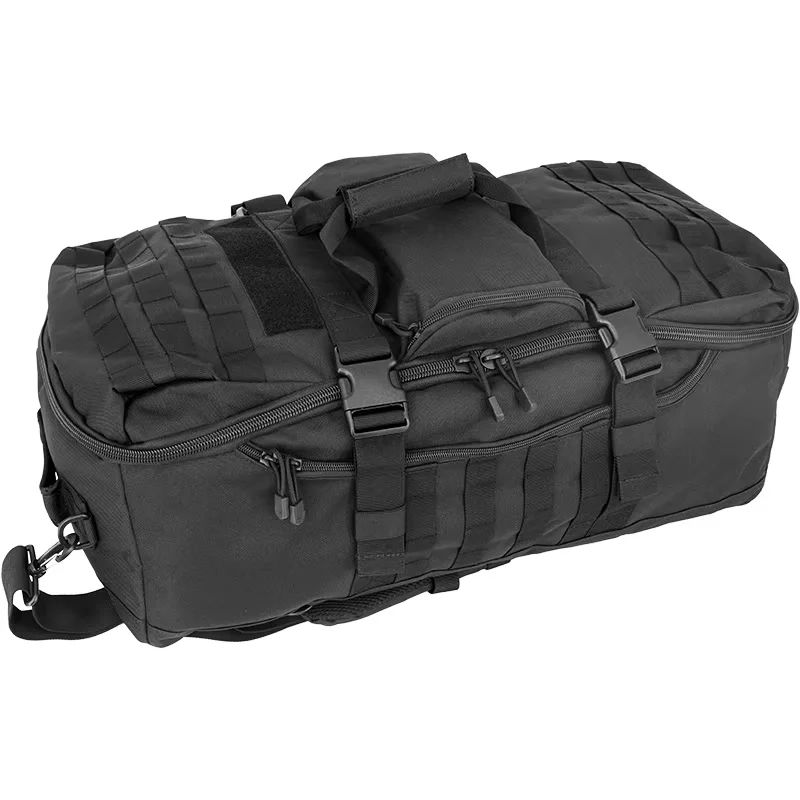 Large 60L Black Backpack Duffel Bag with Zipper product detail 1