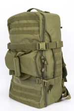 Large 60L Black Backpack Duffel Bag with Zipper gallery 02