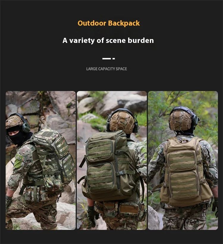 Large-Capacity Tactical Backpack for Men and Women for product detail 1
