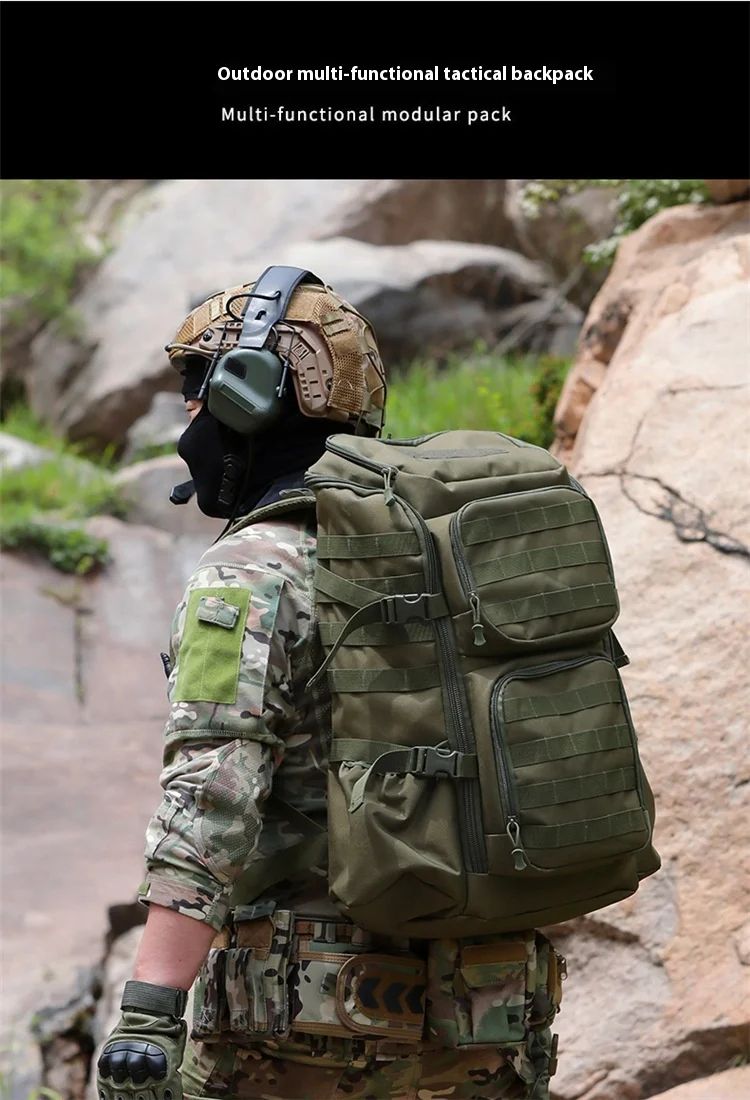 Large-Capacity Tactical Backpack for Men and Women for product detail 2